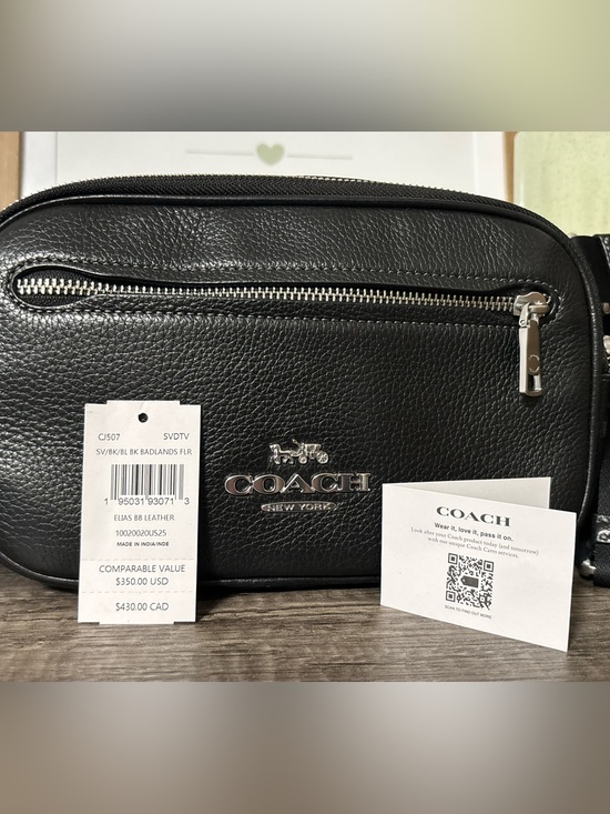Coach Other - Coach Black Elias Belt & Crossbody Bag